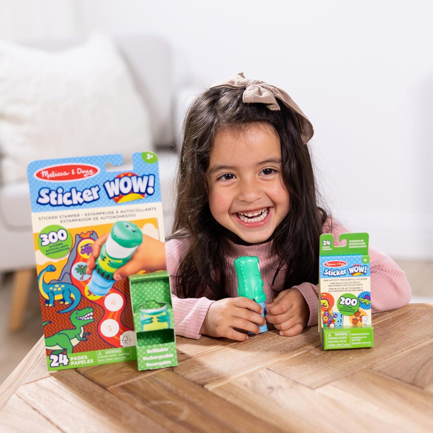 Melissa & Doug Sticker WOW! Dinosaurios 300 Calcomanías