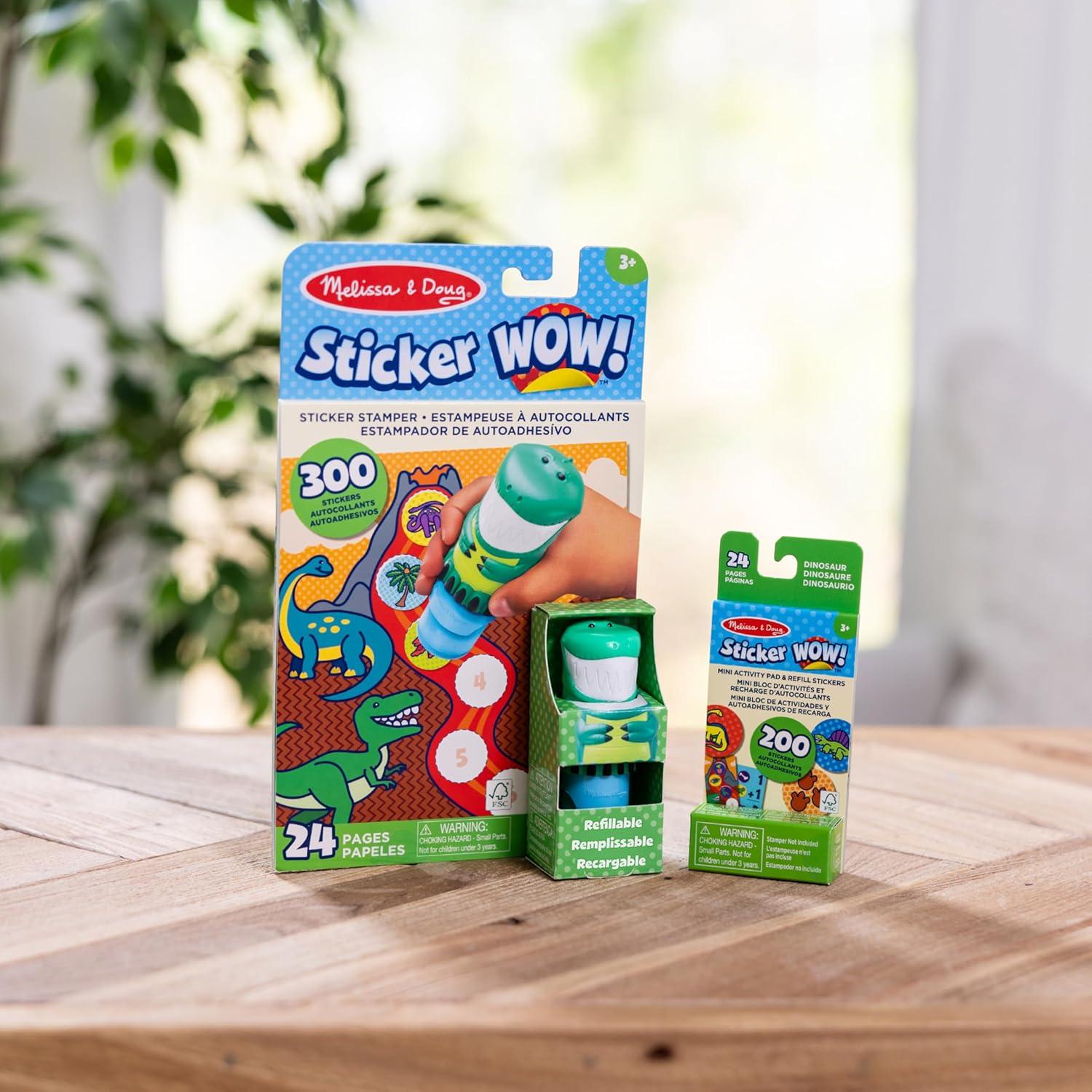 Melissa & Doug Sticker WOW! Dinosaurios 300 Calcomanías