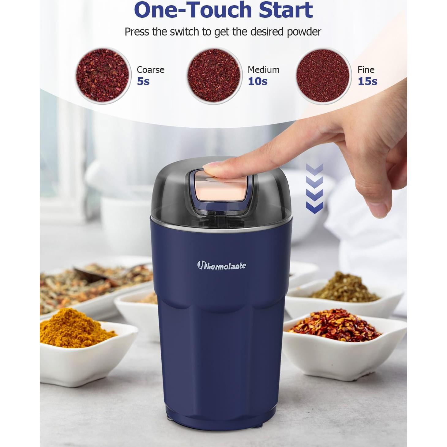 Molino Eléctrico de Especias Hermolante HEM-300B 0.6kg