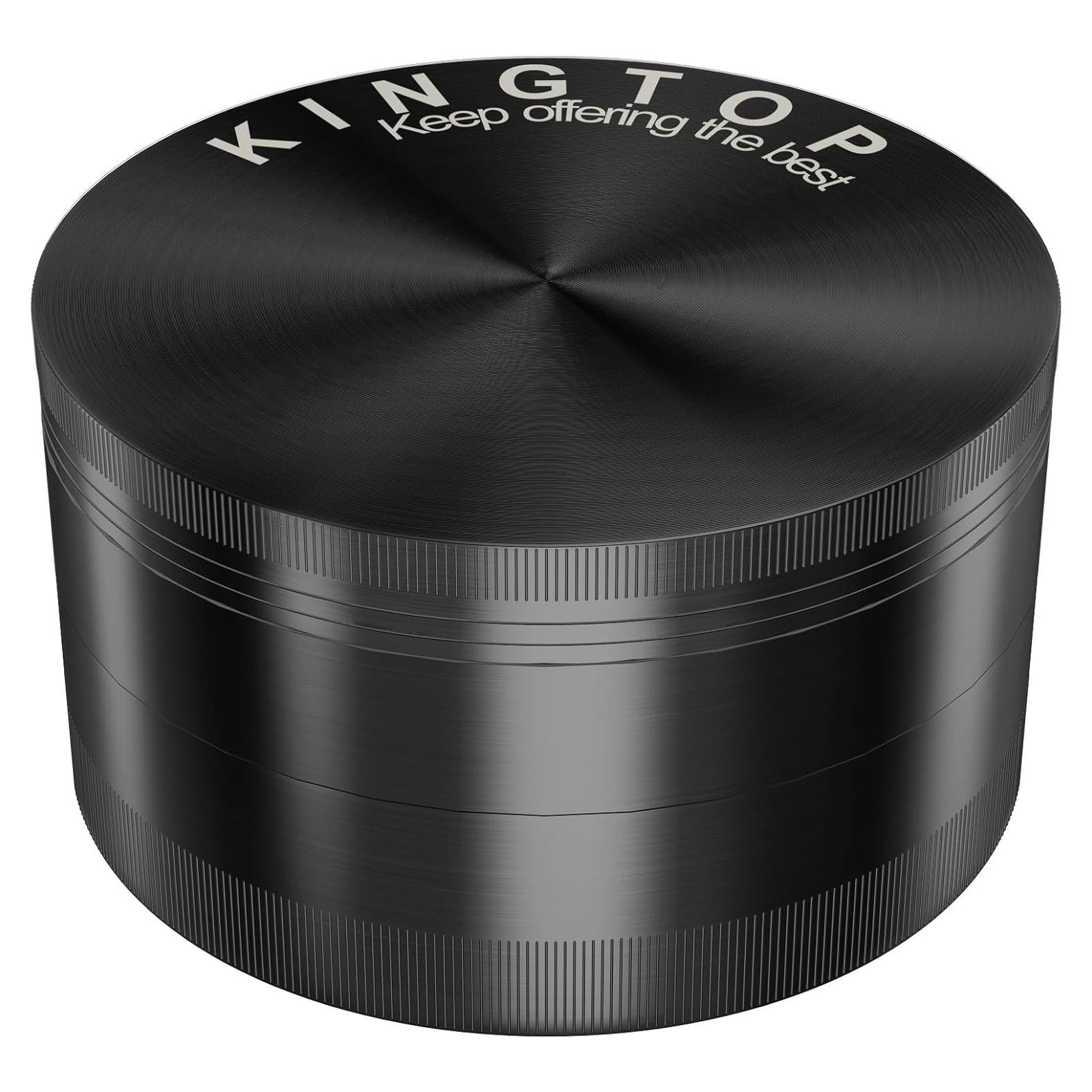 Molinillo de Especias KINGTOP 3" Aleación de Zinc Negro