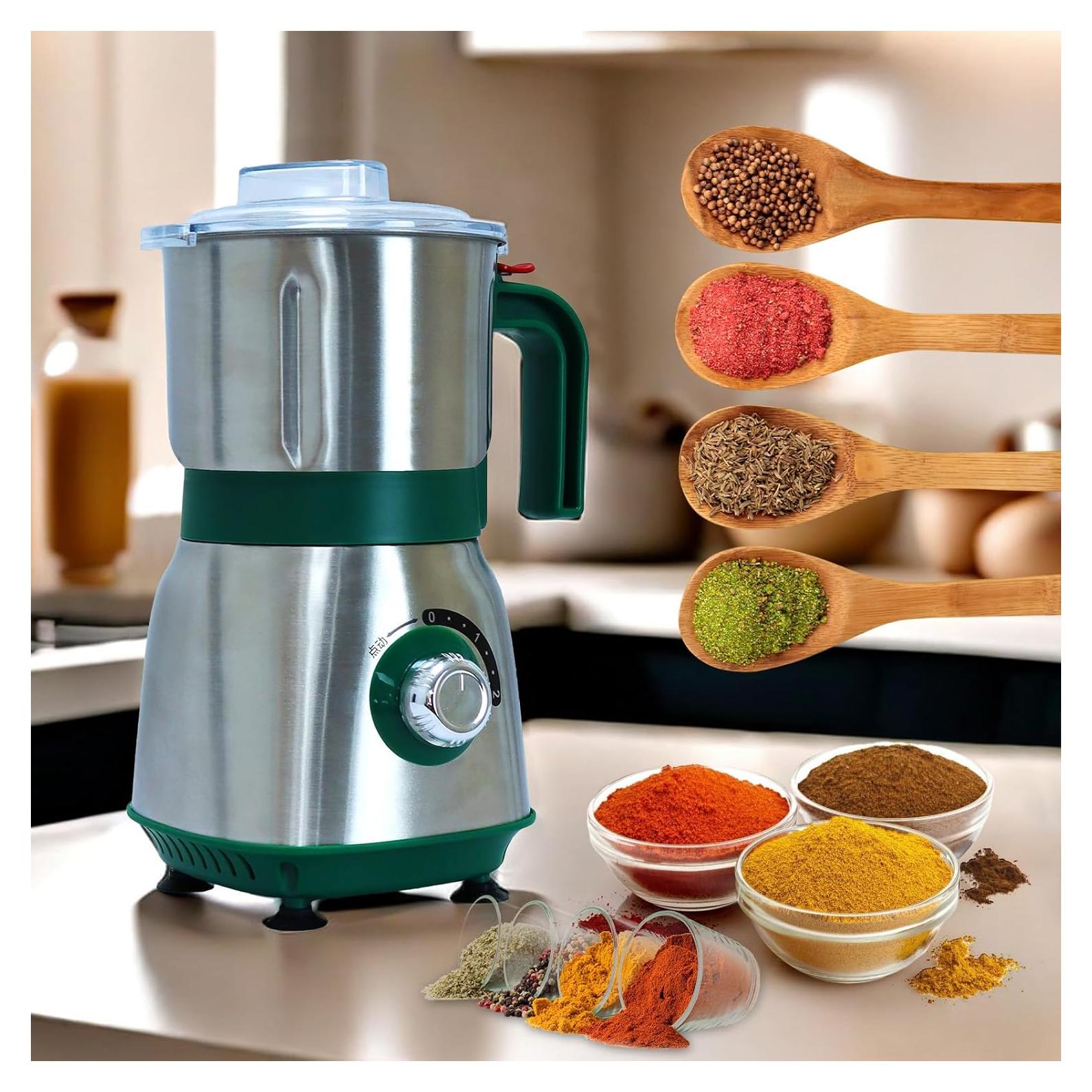 Molino de Granos Eléctrico SIMOHOT 600ml 500W Verde