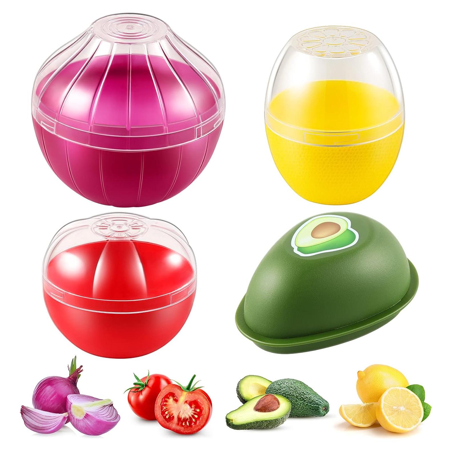 Contenedores de Almacenamiento de Alimentos Babudeer 4 Pcs