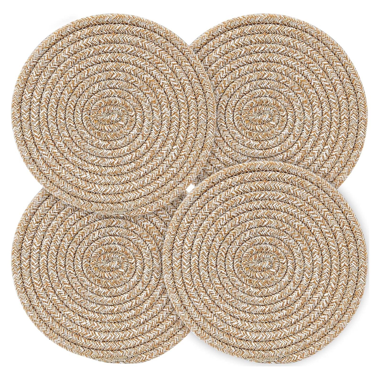 Juego de agarradores de cocina Garkup 4 piezas 20x20 cm