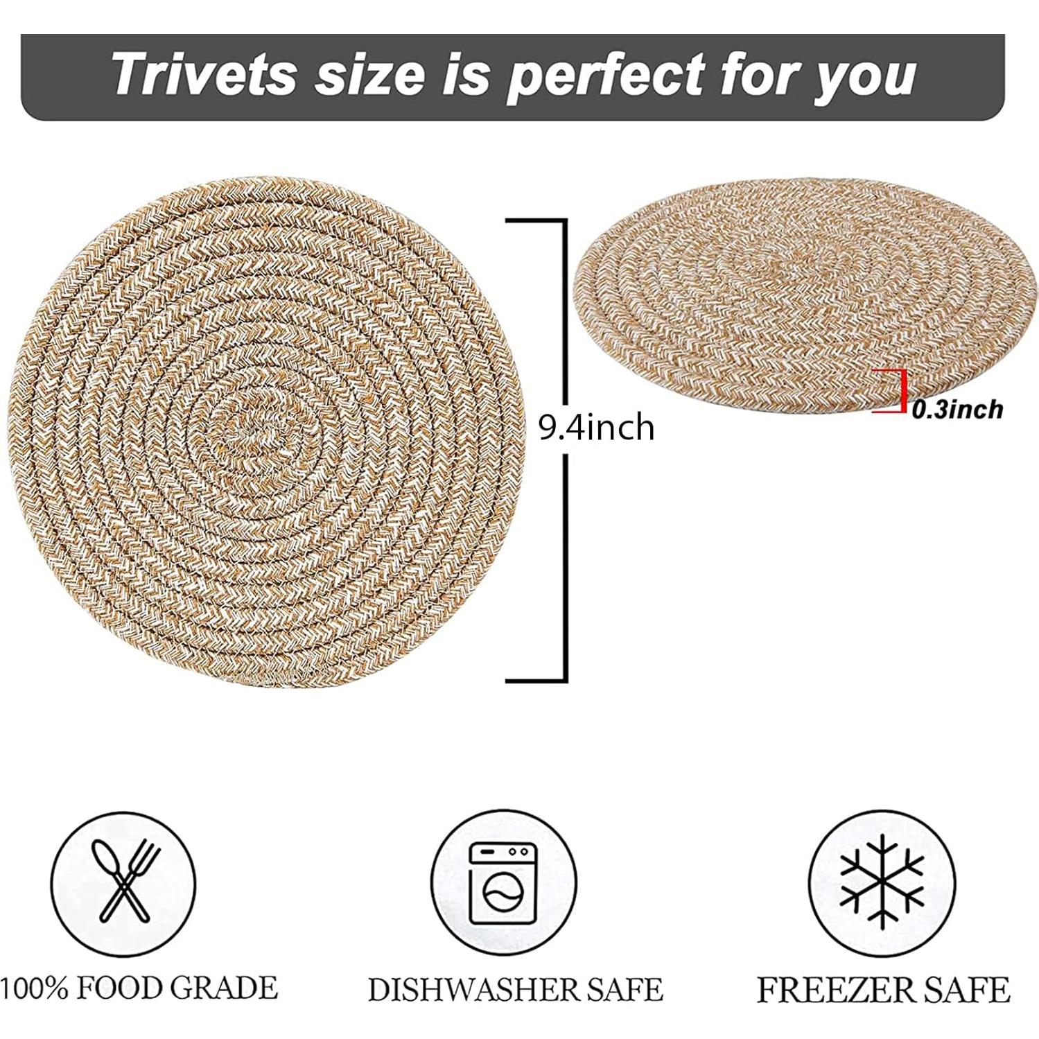 Juego de agarradores de cocina Garkup 4 piezas 20x20 cm