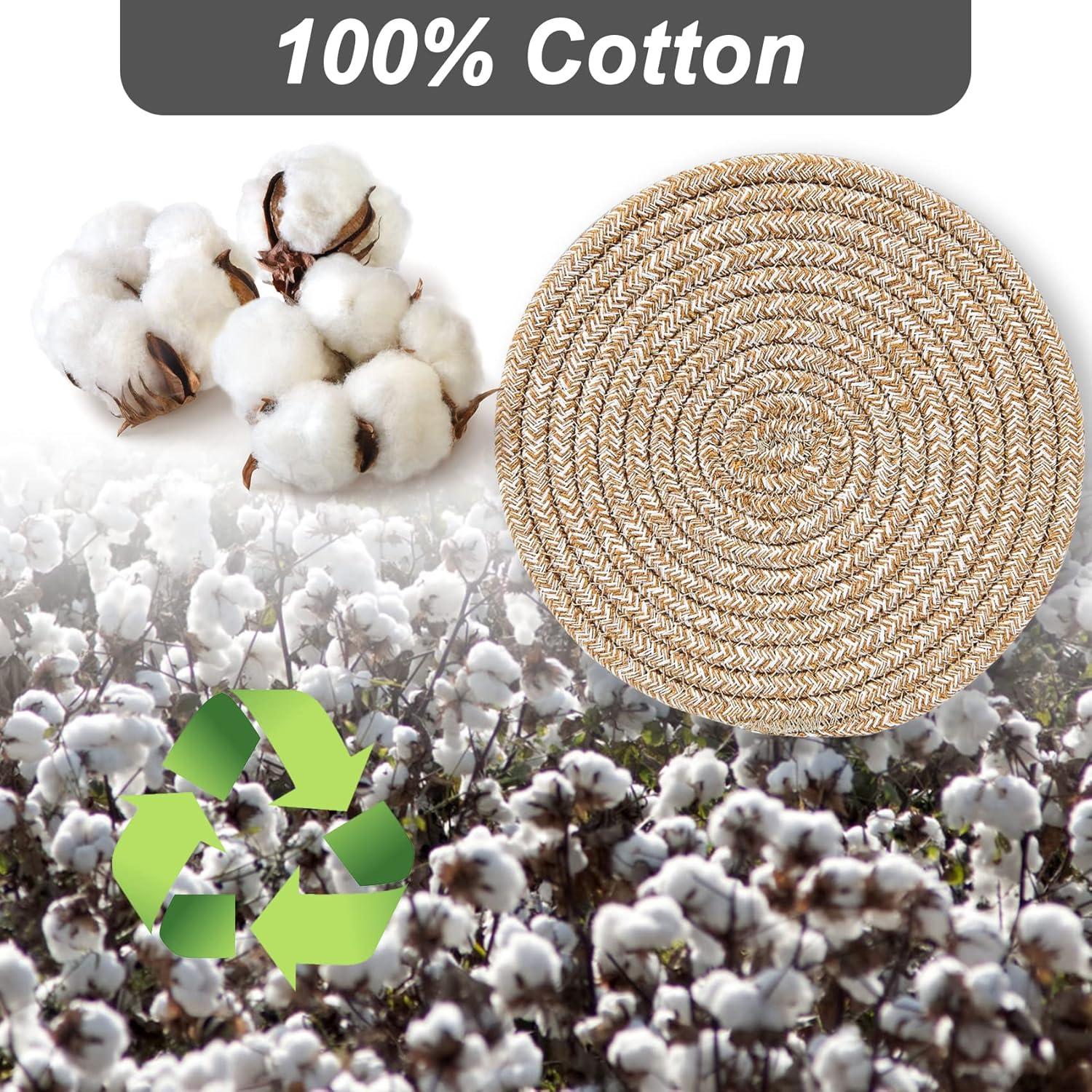 Juego de agarradores de cocina Garkup 4 piezas 20x20 cm