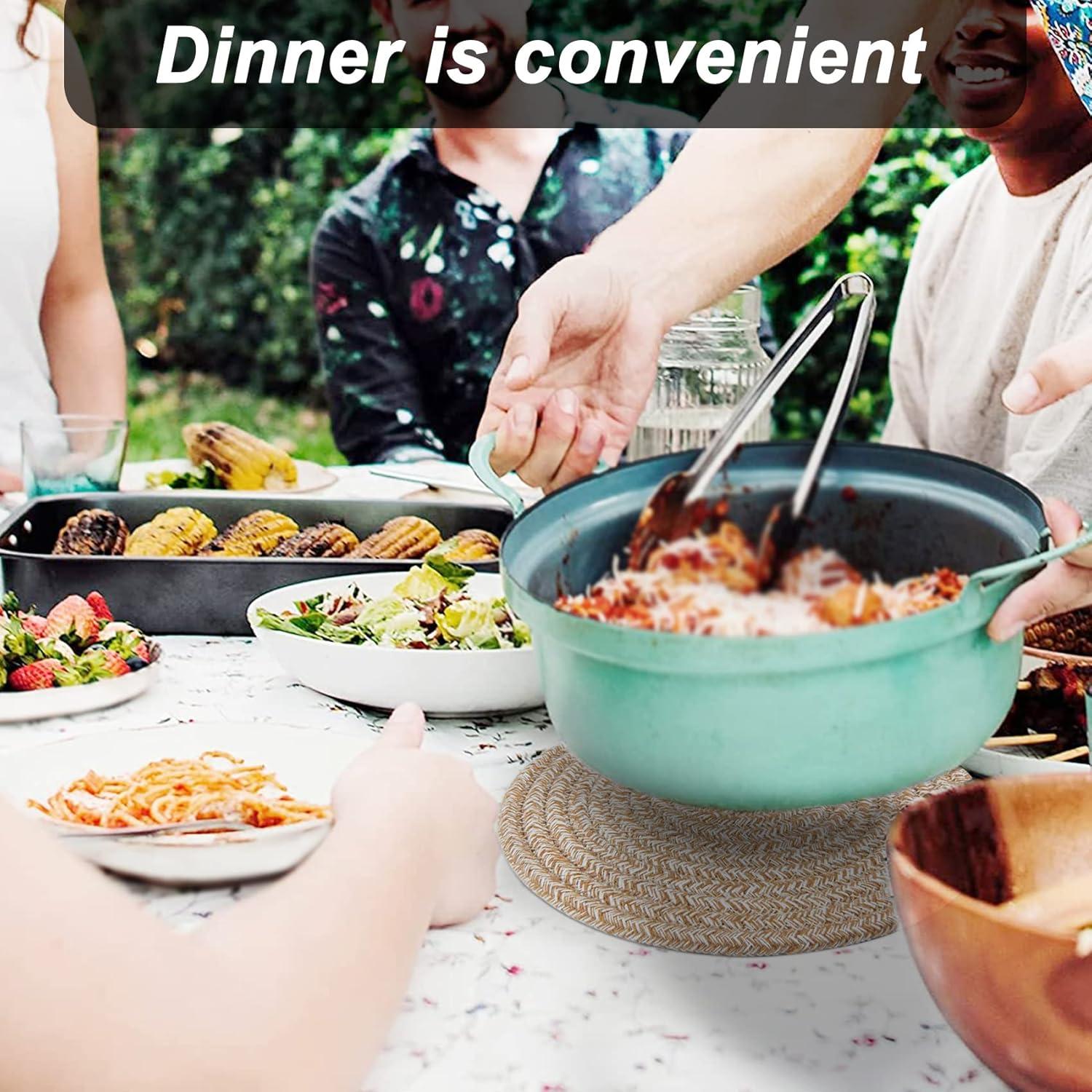 Juego de agarradores de cocina Garkup 4 piezas 20x20 cm