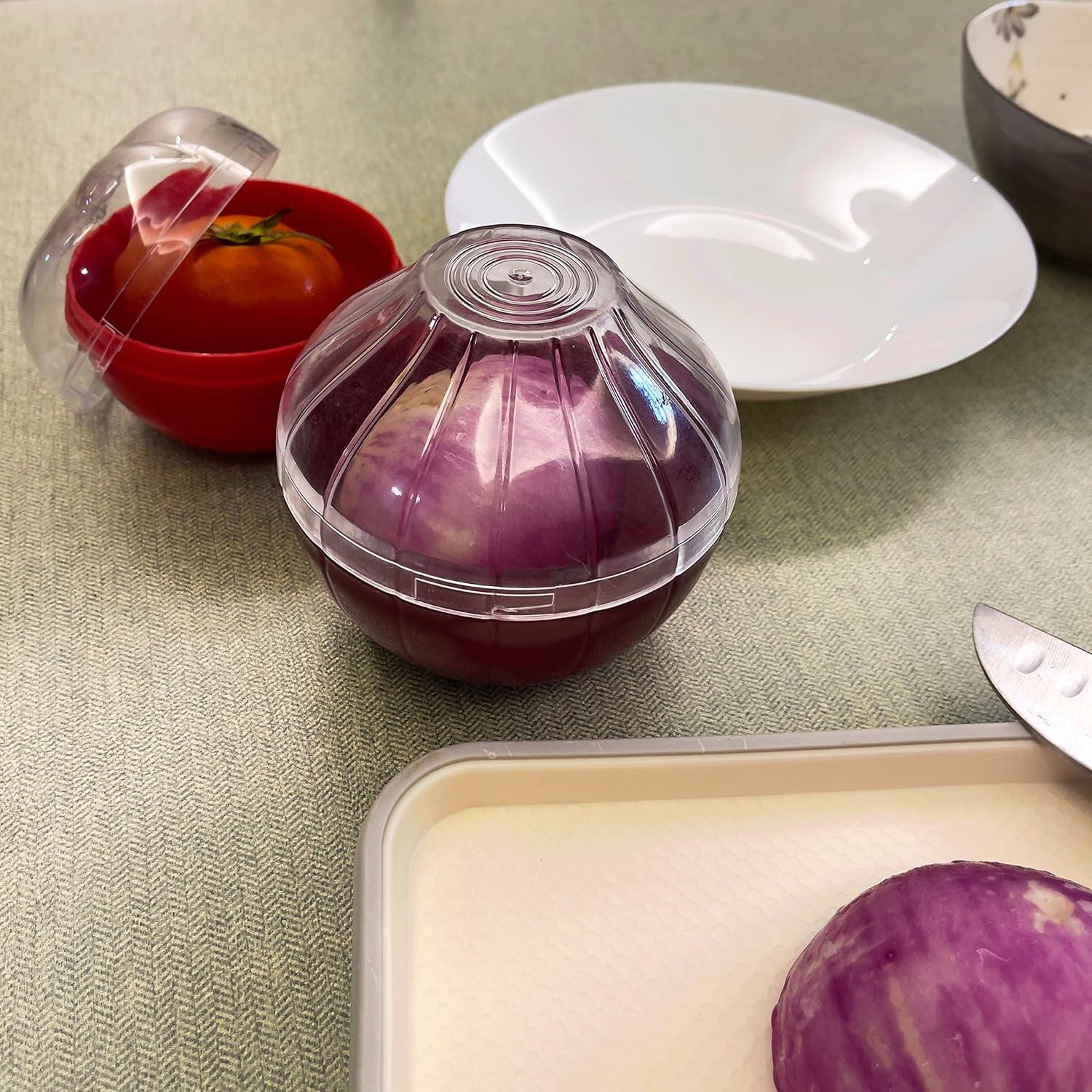 Contenedores de Almacenamiento Frutas y Verduras Magicleast 2PCS