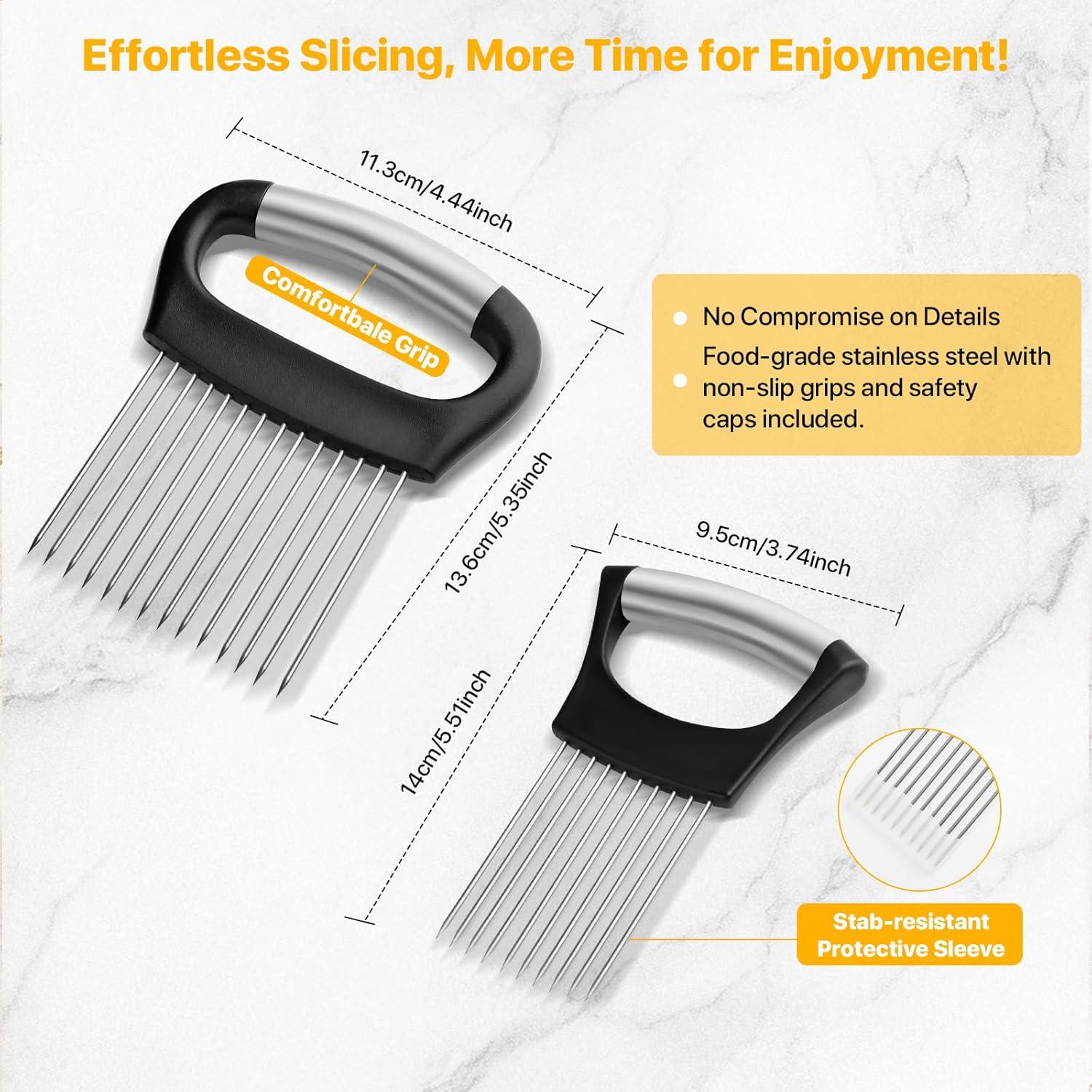 Soporte para Cebolla Girla - Cortador de Verduras Acero Inoxidable