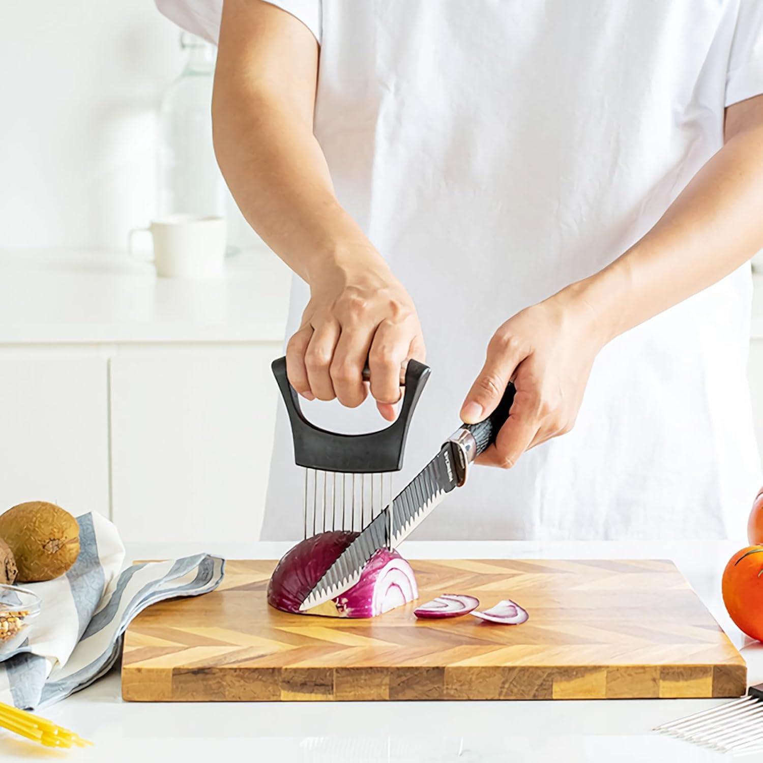 Cortador de Cebolla Lorzot de Acero Inoxidable 2 en 1