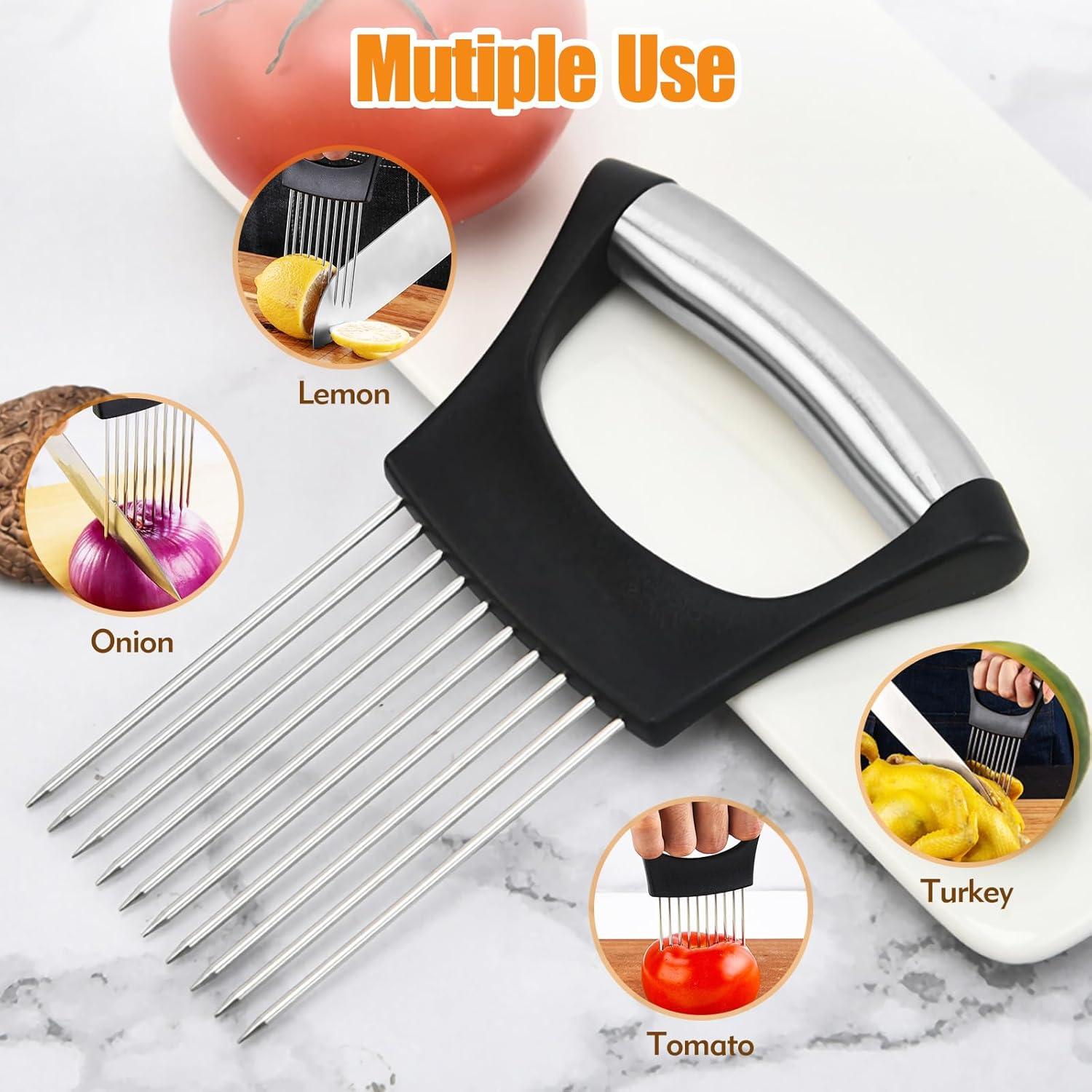 Cortador de Cebolla Lorzot de Acero Inoxidable 2 en 1