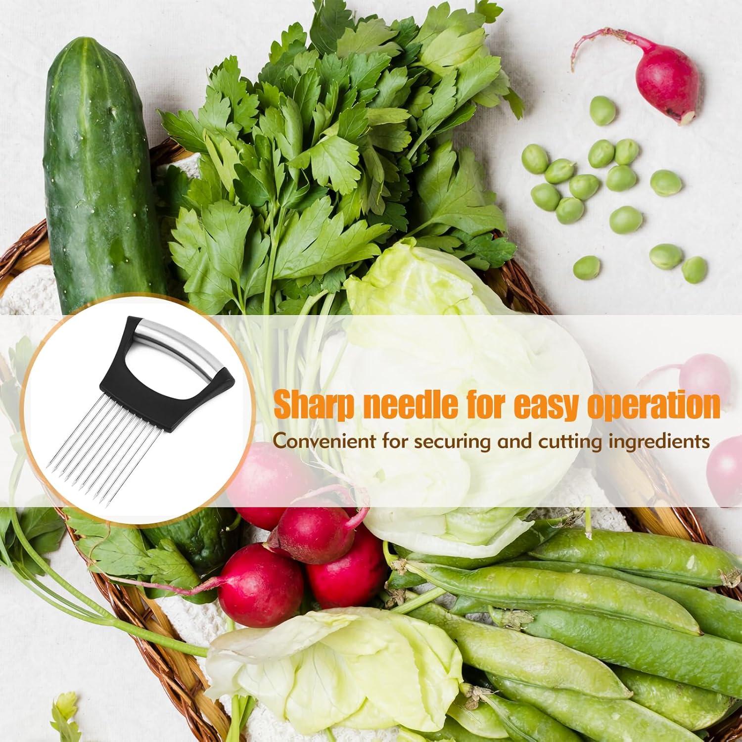 Cortador de Cebolla Lorzot de Acero Inoxidable 2 en 1