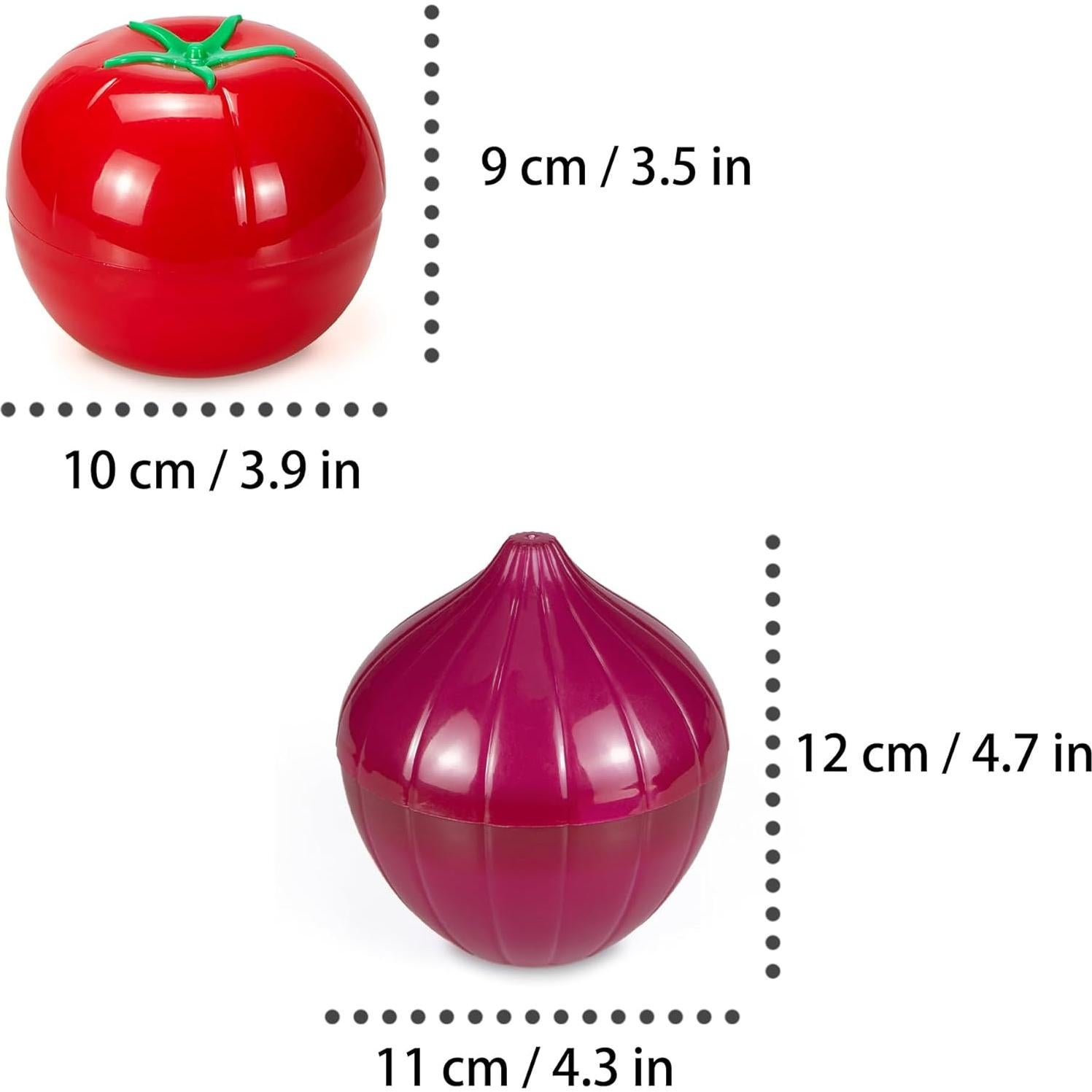 Contenedores de Almacenamiento de Alimentos PIVNASY - 2 Piezas