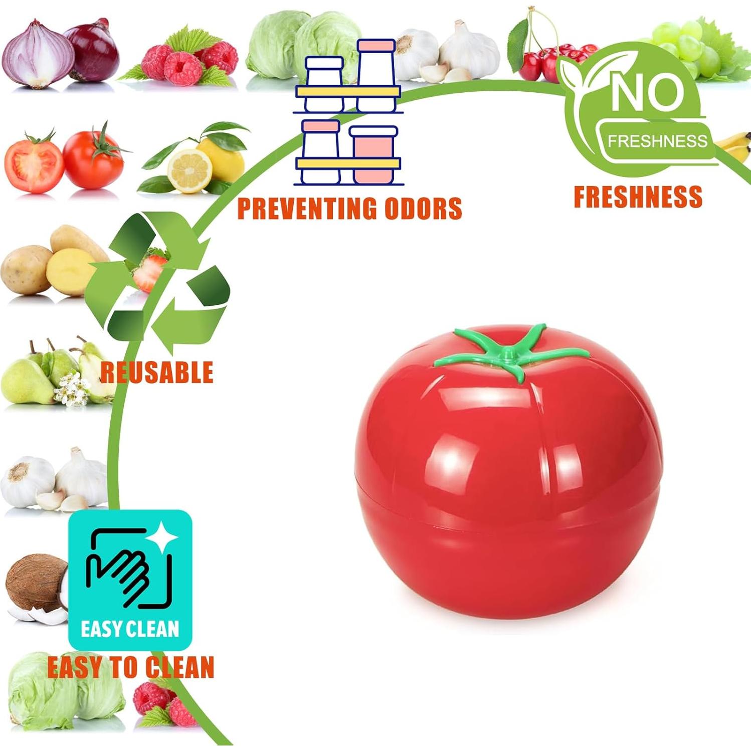 Contenedores de Almacenamiento de Alimentos PIVNASY - 2 Piezas