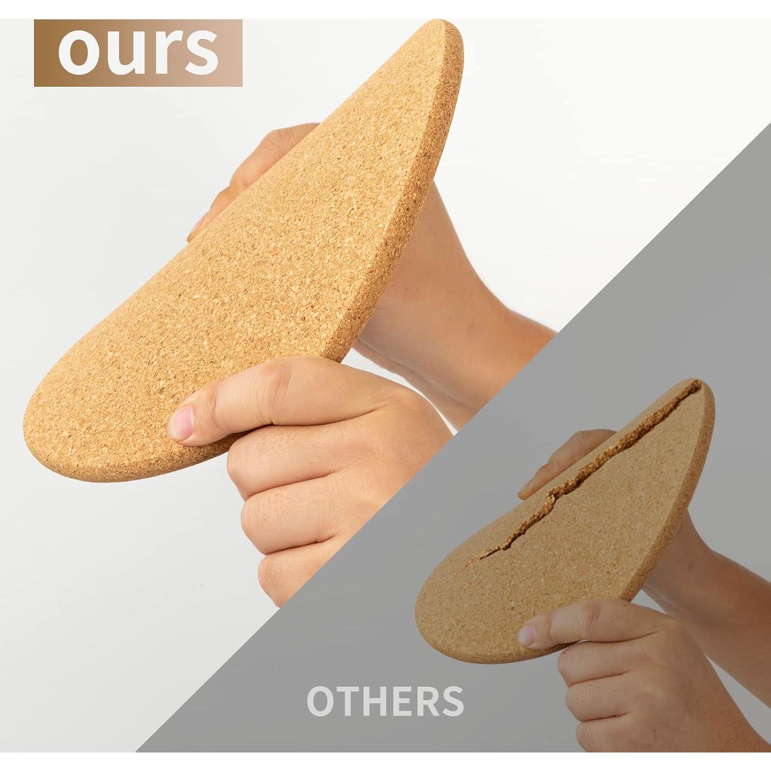 Trivetes de Corcho Cazzon 20.32 cm 4 Piezas Resistentes al Calor