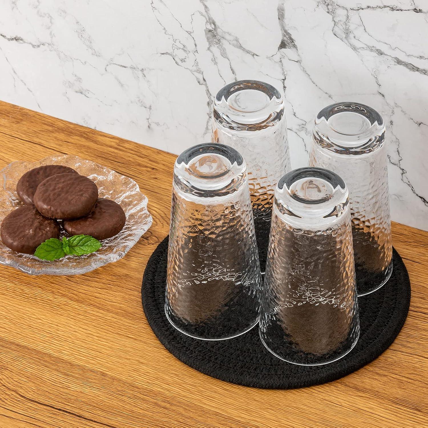 Trivetes de Algodón Cazzon 8 Pulgadas 5 Pcs Resistentes al Calor