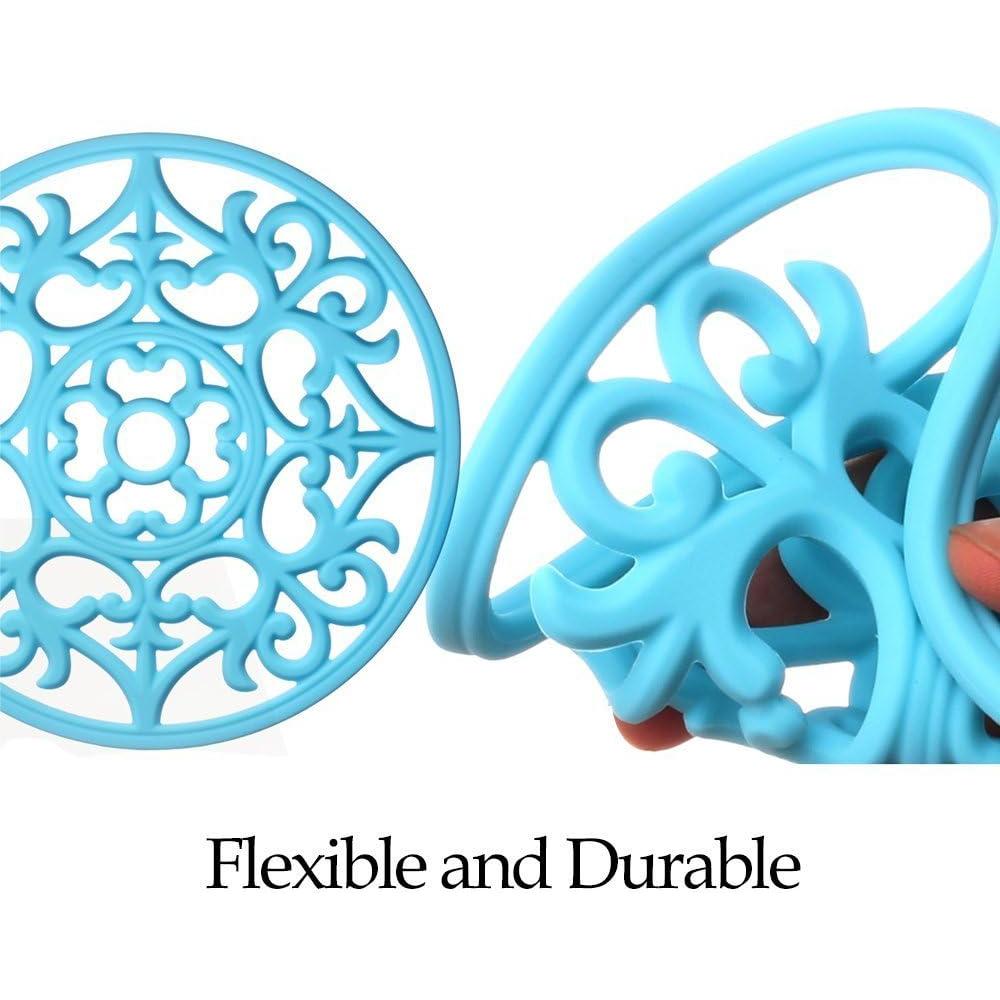 Alfombrillas de Silicona ME.FAN para Platos y Ollas, 3 Pcs