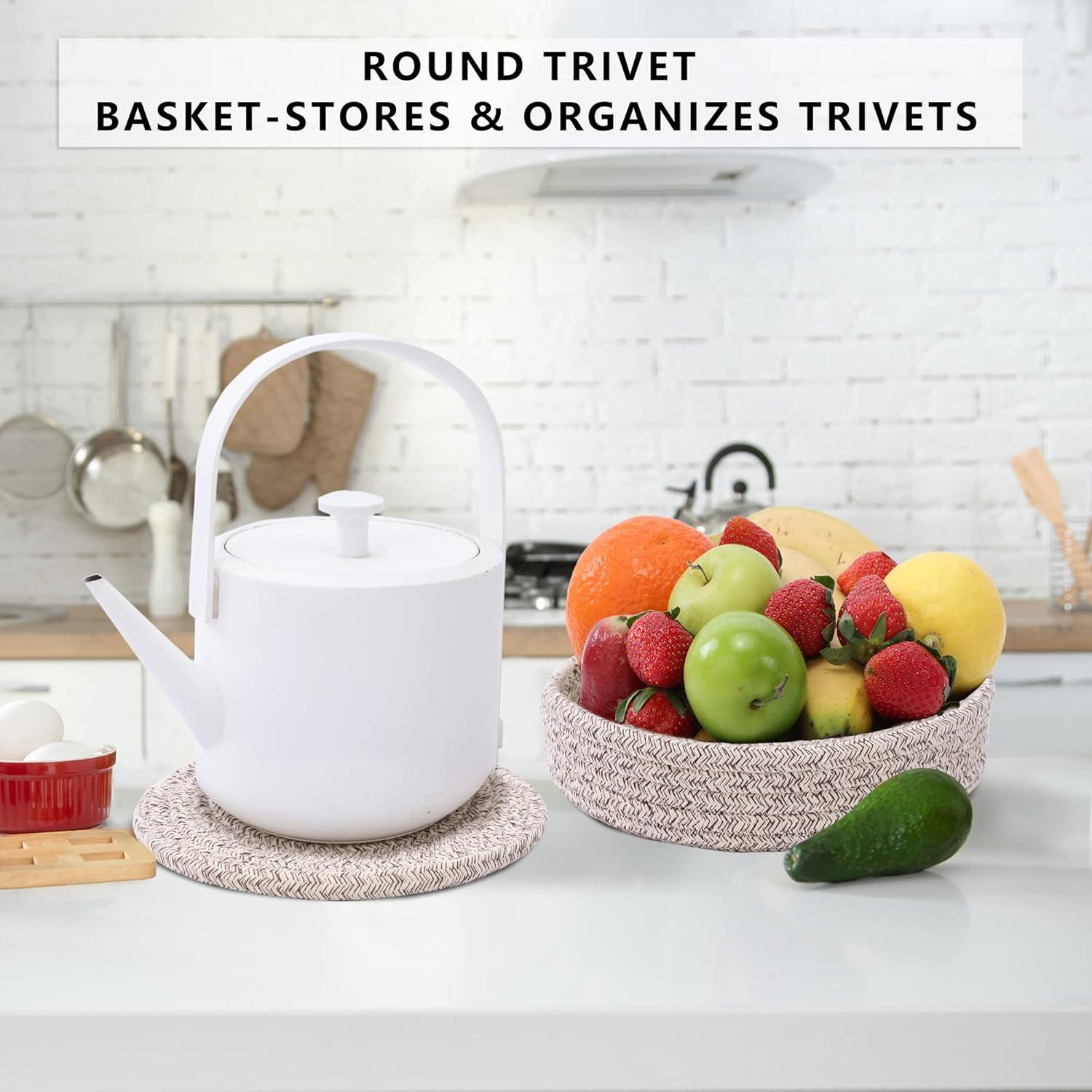 Trivets de Algodón Coga 4 Pcs 17.78 cm Resistentes al Calor