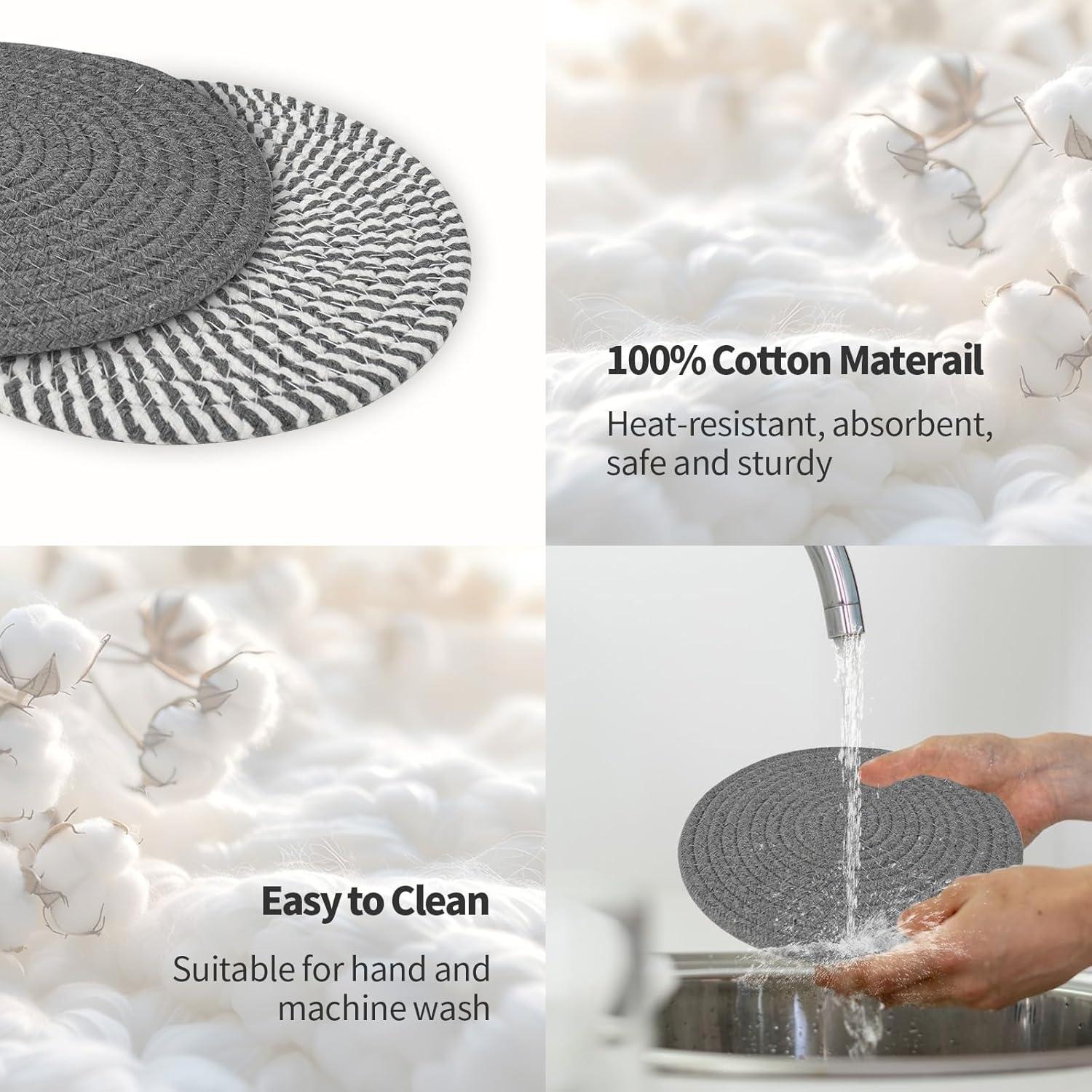 Juego de Trivetes Rykjgs 20.32 cm Resistentes al Calor - 6 Piezas