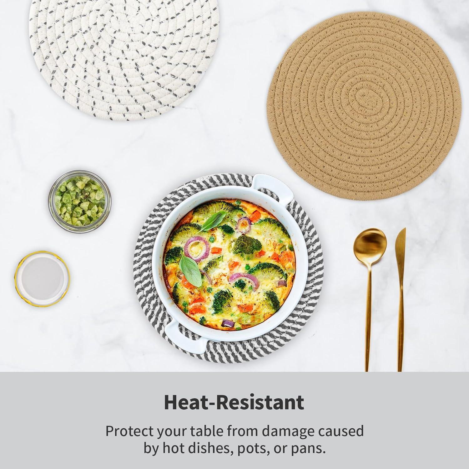 Juego de Trivetes Rykjgs 20.32 cm Resistentes al Calor - 6 Piezas