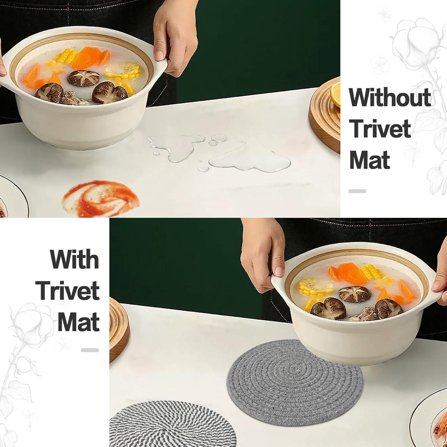 Juego de Trivetes Rykjgs 20.32 cm Resistentes al Calor - 6 Piezas