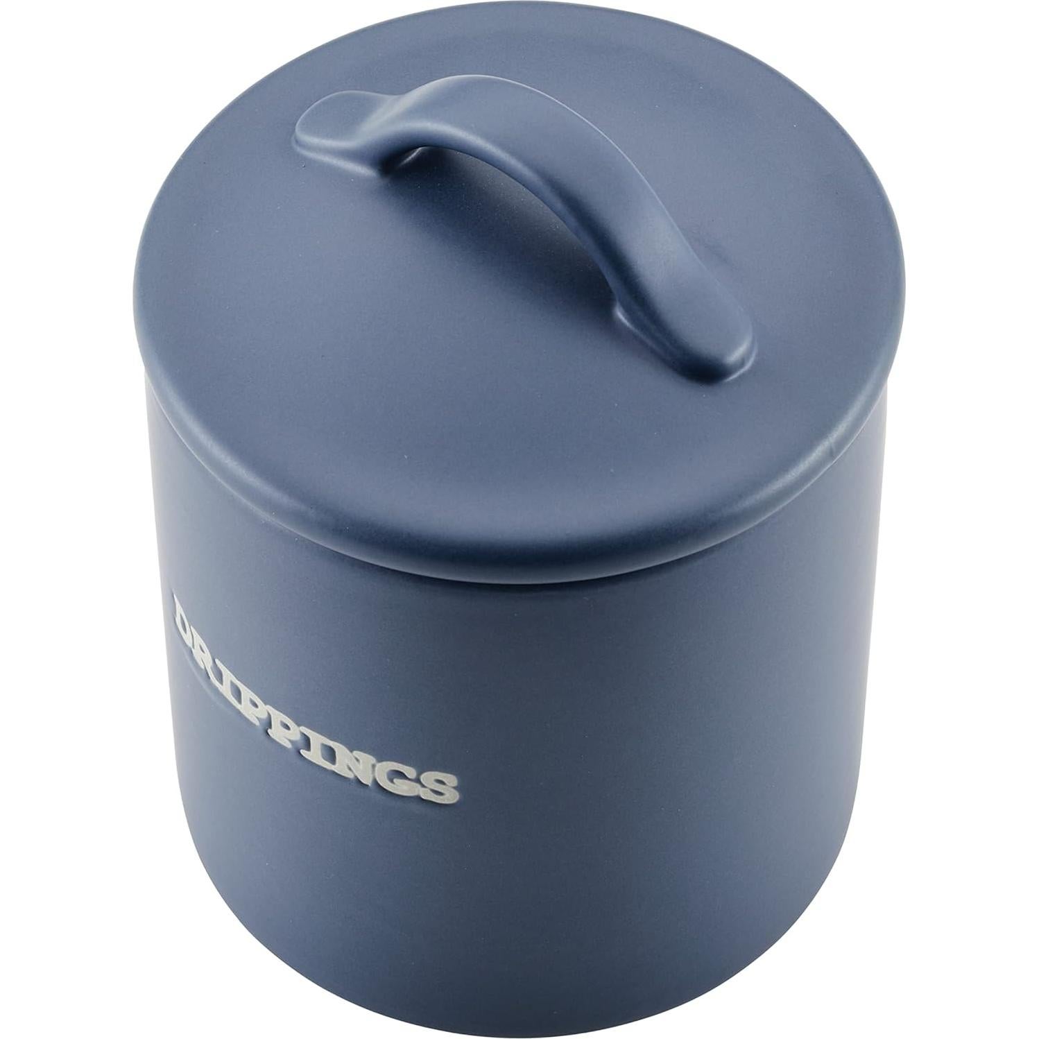 Tarro de Grasa de Tocino Ayesha Curry Cerámica 600ml Azul