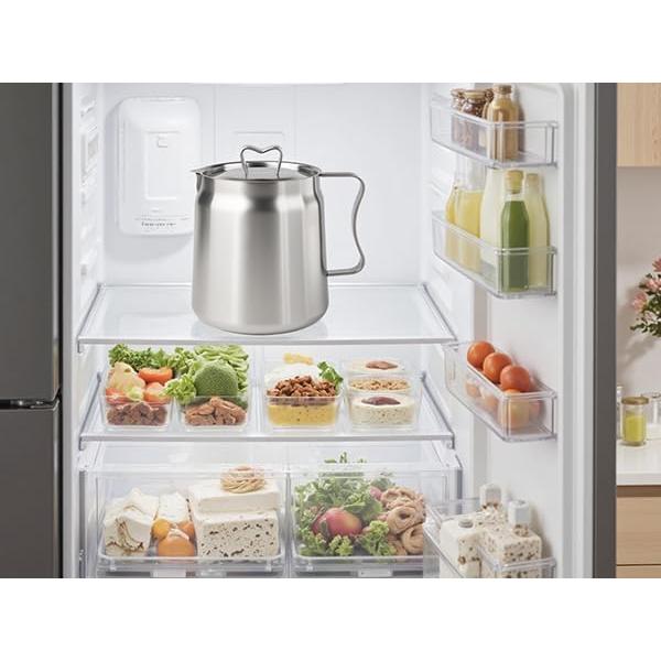 Contenedor de Grasa de Tocino SINYWAY 2L Acero Inoxidable con Filtro