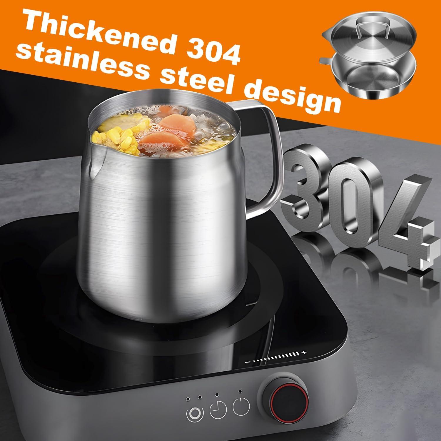 Olla Filtro de Aceite 2L TAEYONK Acero Inoxidable 304