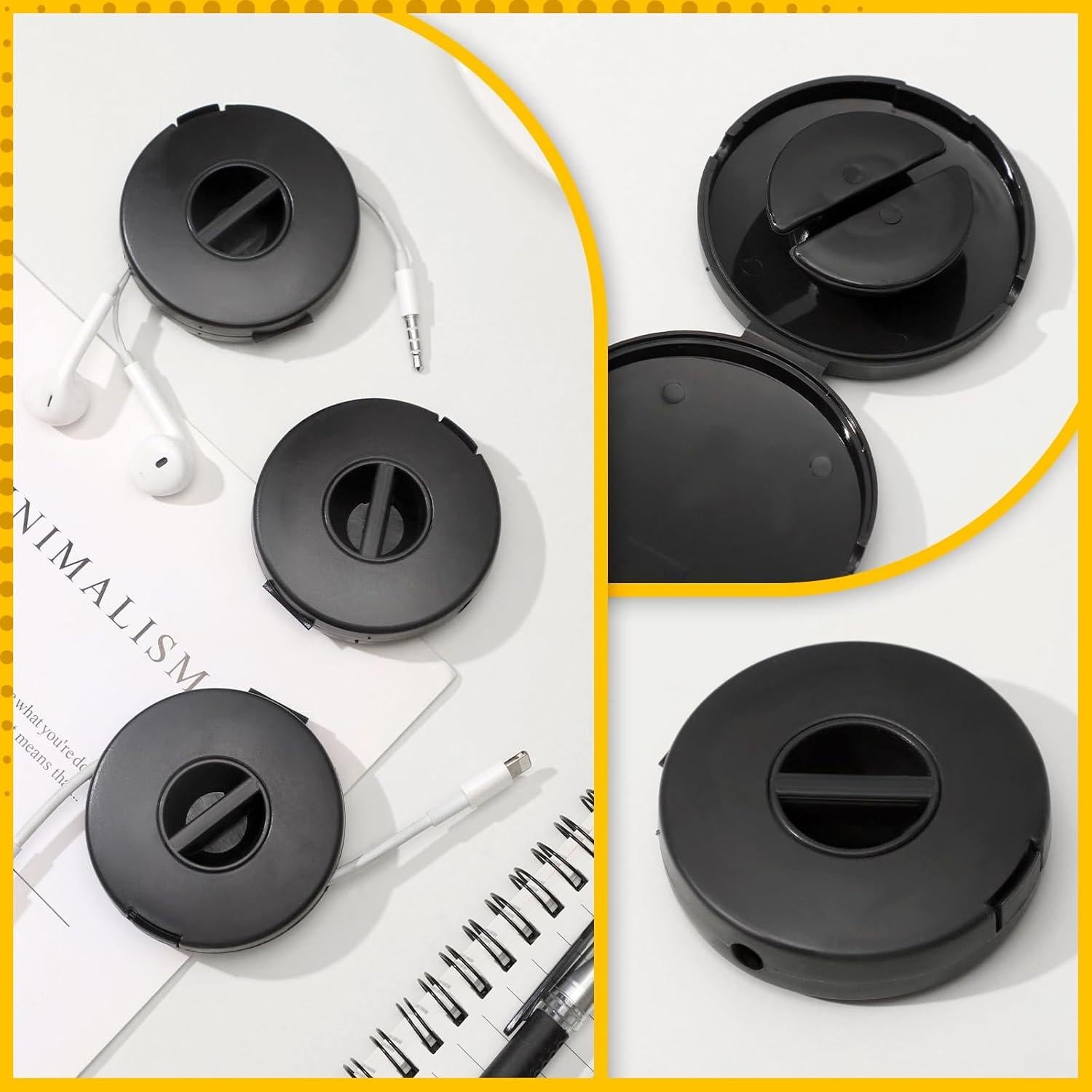 Organizador de Cables Portátil Copkim 9 Piezas ABS 6.3x1.7cm