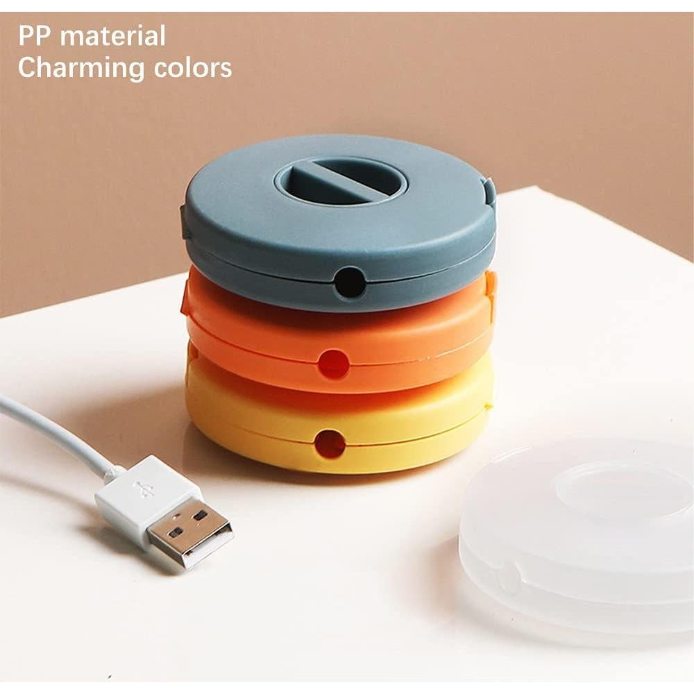 Organizador de Cables Retráctil SITAKE 4 Piezas 6.3x1.7cm