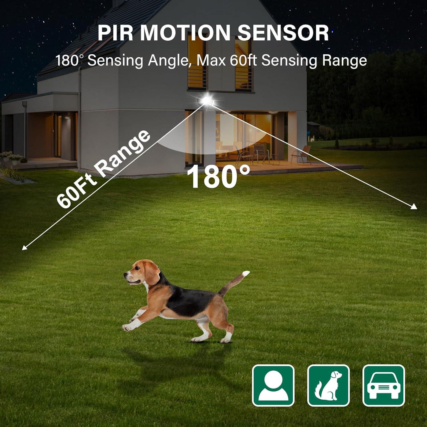 Sensor de Movimiento Treewell TMD182B 180° Ajustable 18m