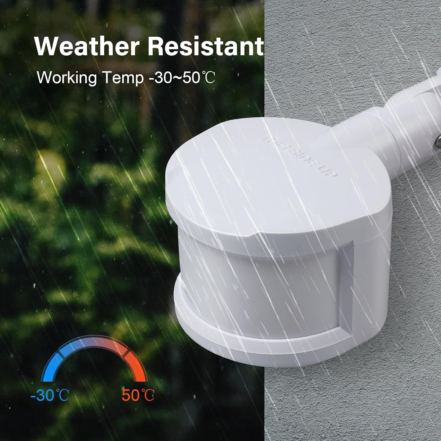 Sensor de Movimiento Treewell TMD182B 180° Ajustable 18m