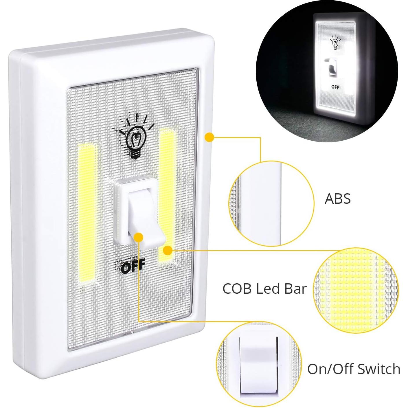 Luz de Armario LED Lzonunl Táctil a Batería 4 Piezas