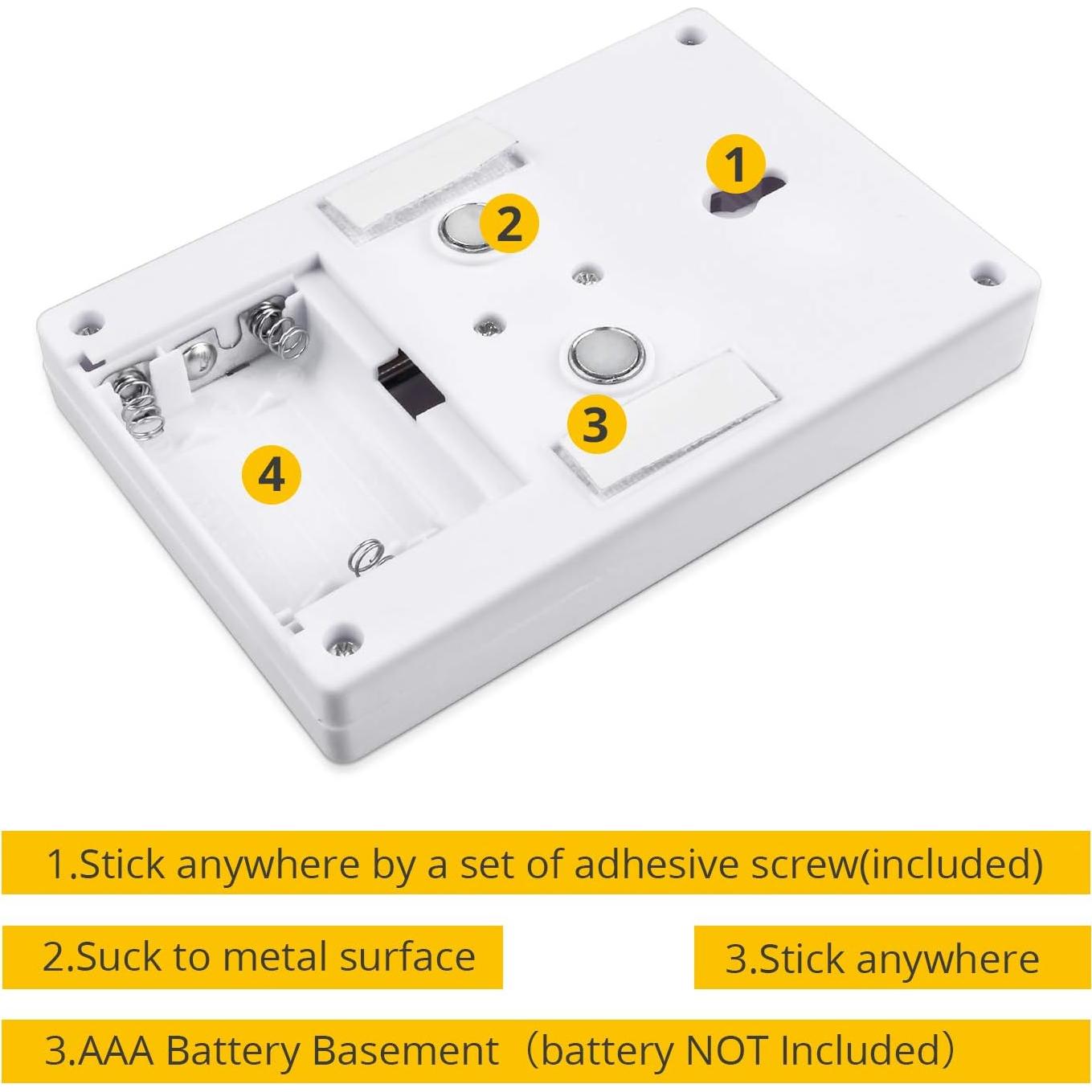 Luz de Armario LED Lzonunl Táctil a Batería 4 Piezas