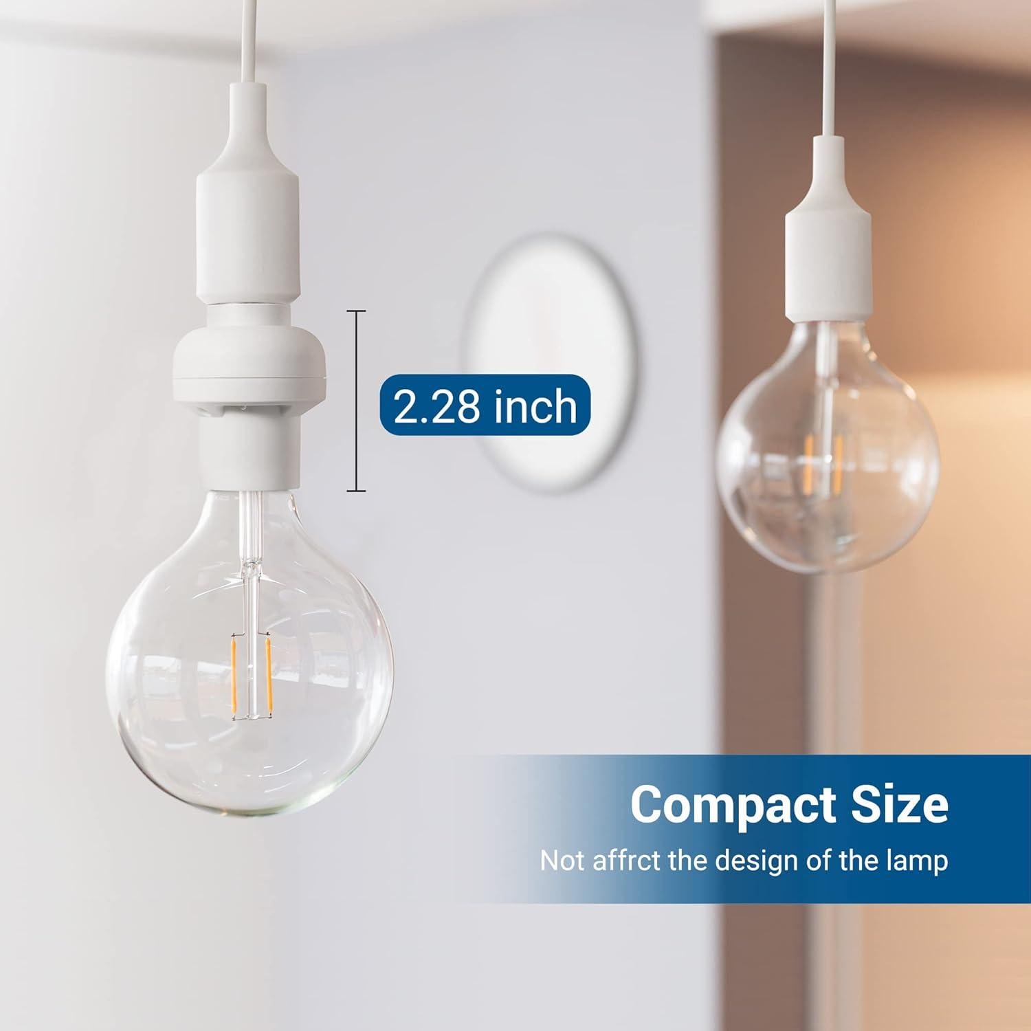 Portalámpara Inalámbrico DEWENWILS con Control Remoto E26/E27