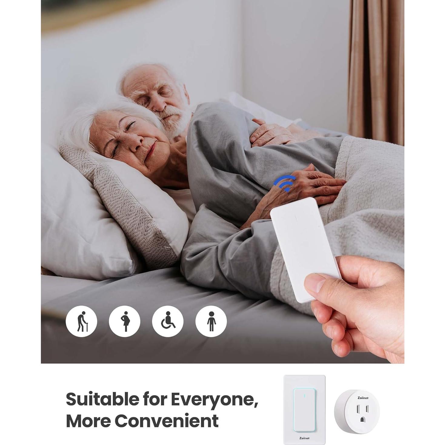 Enchufe Remoto Zoiinet SW-AK1 1500W 91.44m Programable