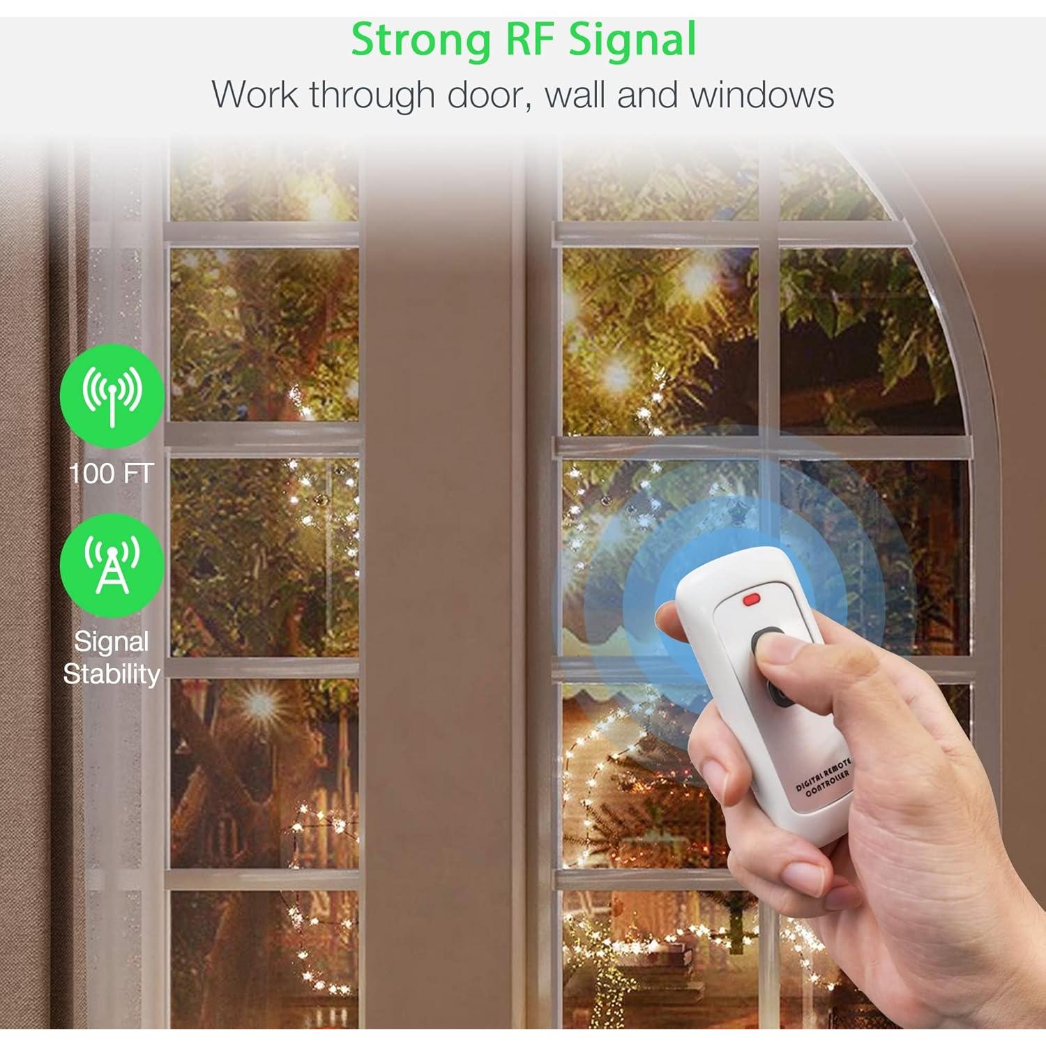 Enchufe Control Remoto TESSAN 1200W 10A Inalámbrico