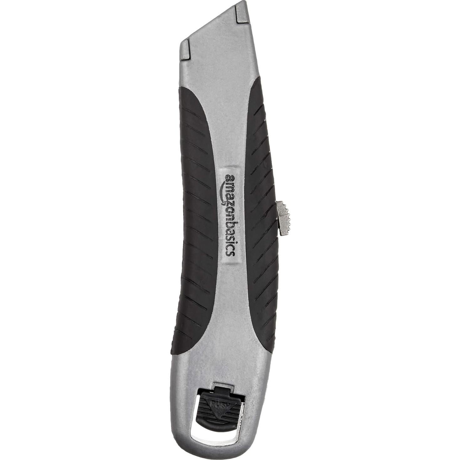 Cuchillo de Utilidad Retráctil Amazon Basics con 3 Cuchillas