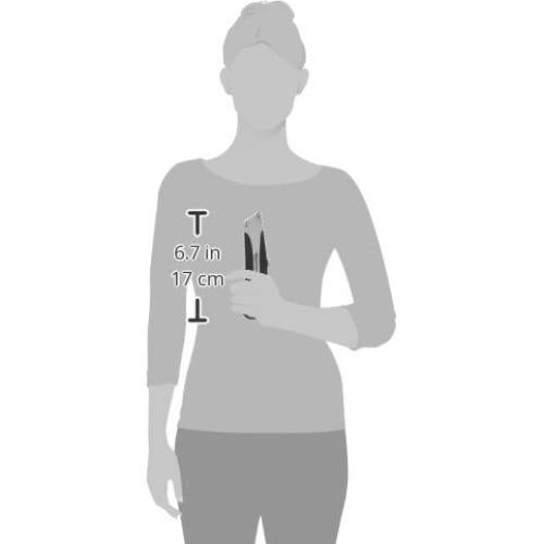 Cuchillo de Utilidad Retráctil Amazon Basics con 3 Cuchillas