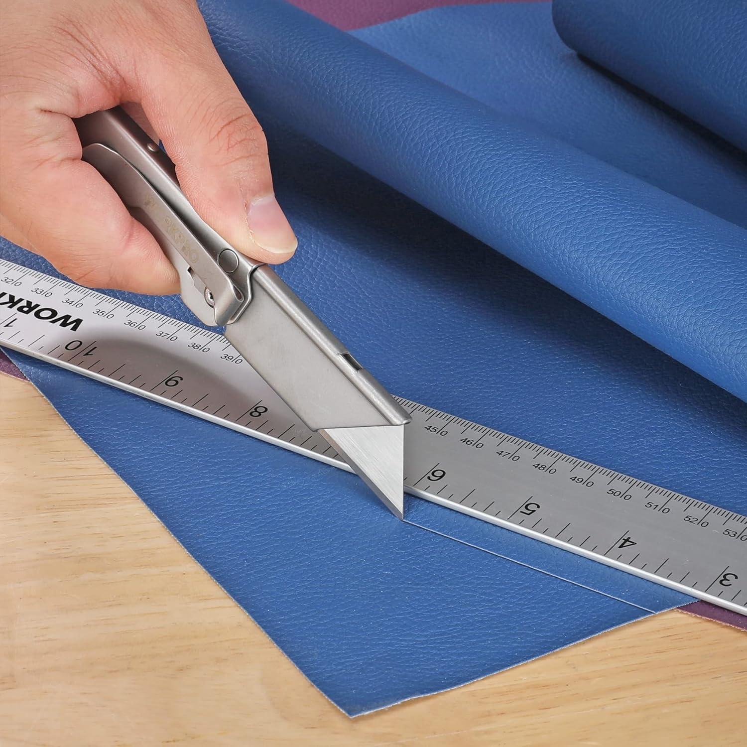 Cuchillo Utility Plegable WORKPRO 3-Pack Acero Inoxidable