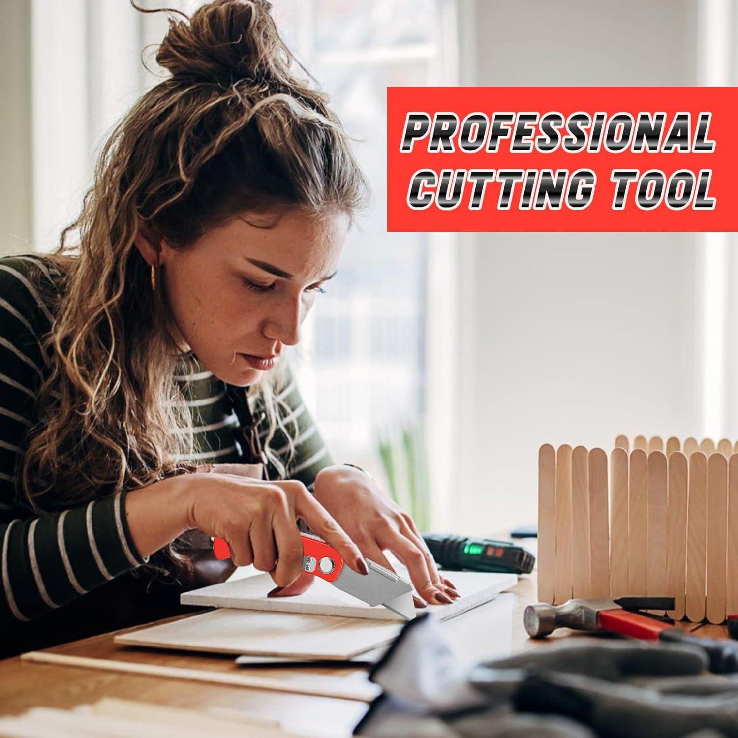 Cuchillos Utilitarios Plegables Jetmore - Paquete de 4 con 10 Hojas