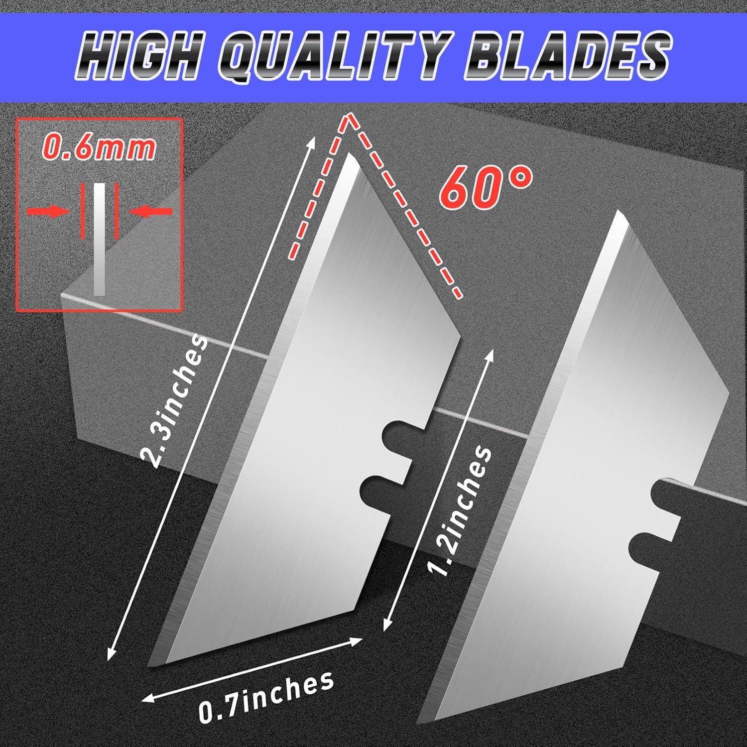 Cuchillos Utilitarios Plegables Jetmore - Paquete de 4 con 10 Hojas