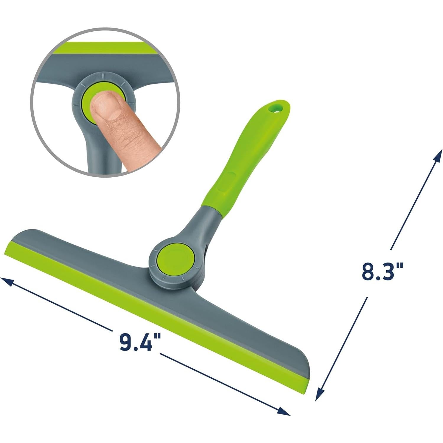 Squeegee de Limpieza de Ventanas DSV Estándar 25.4cm Verde Gris