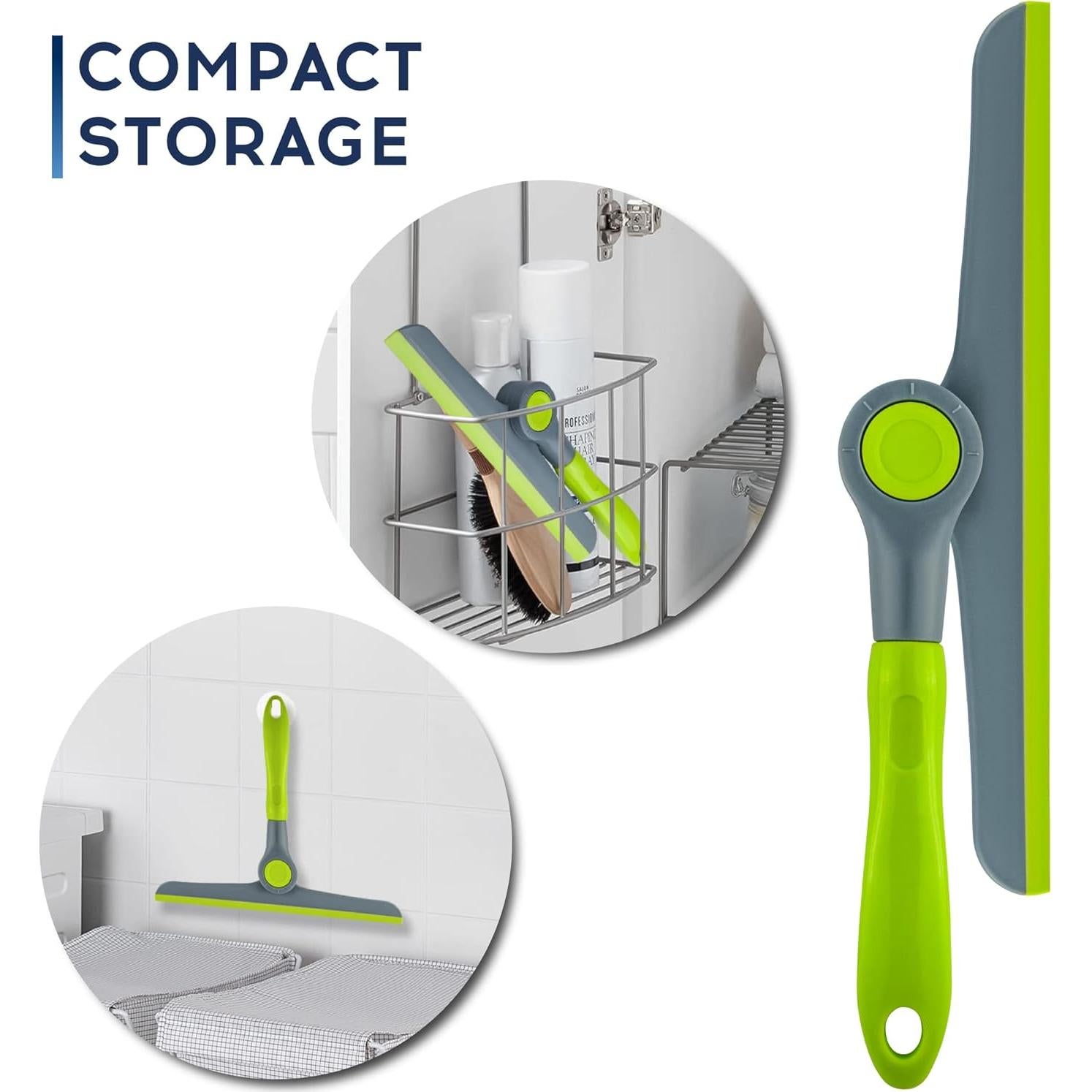 Squeegee de Limpieza de Ventanas DSV Estándar 25.4cm Verde Gris