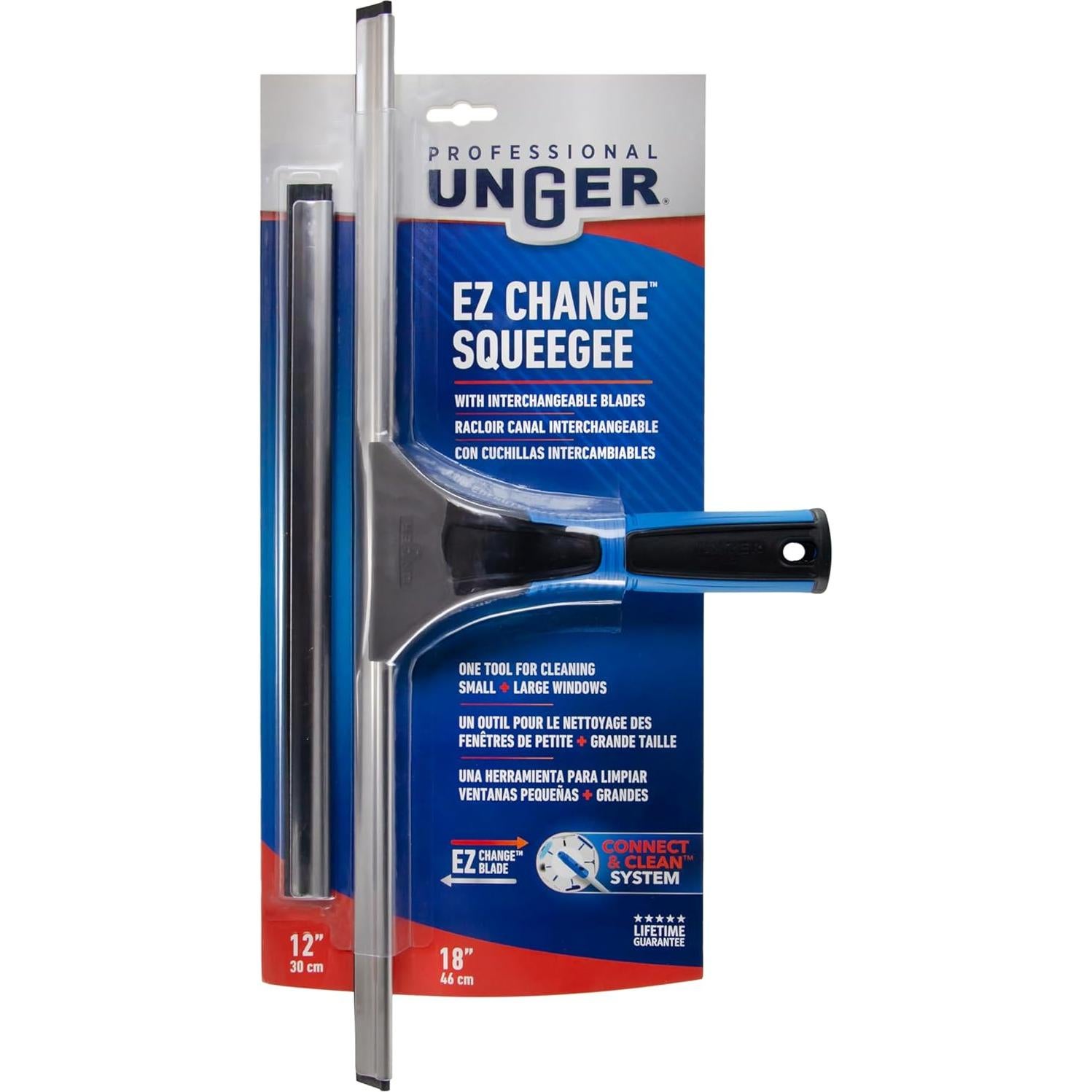 Limpiacristales Unger Professional 45.72 cm con Cuchilla 30.48 cm