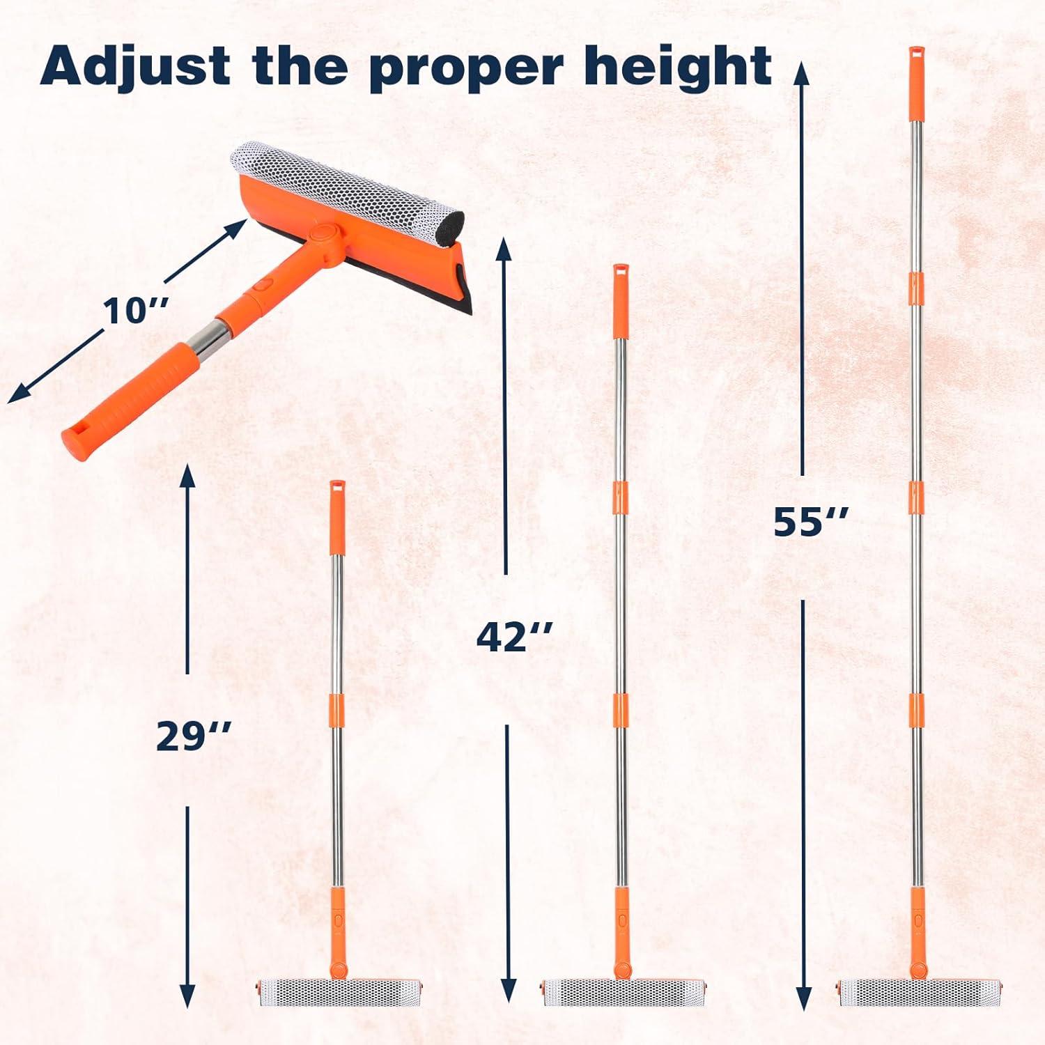 Limpiaparabrisas Profesional Bryquelin 2 en 1 con Mango Extensible