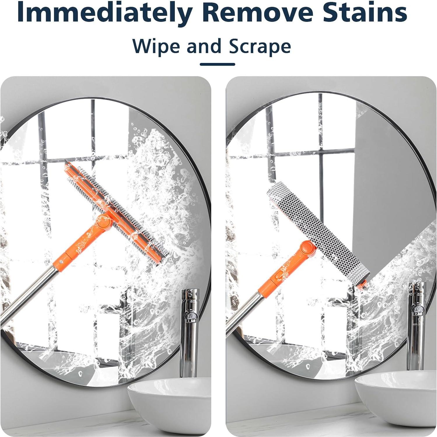 Limpiaparabrisas Profesional Bryquelin 2 en 1 con Mango Extensible