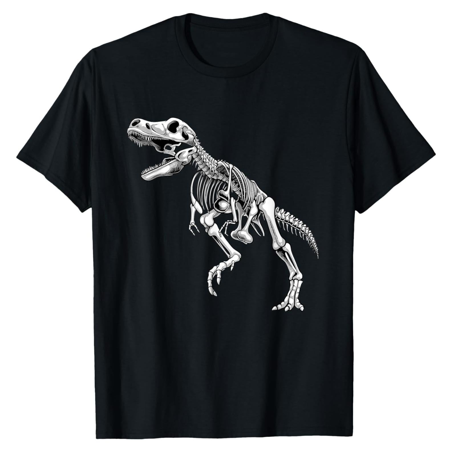 Camiseta T-Rex para Hombres - Regalo Dinosaurio Negro