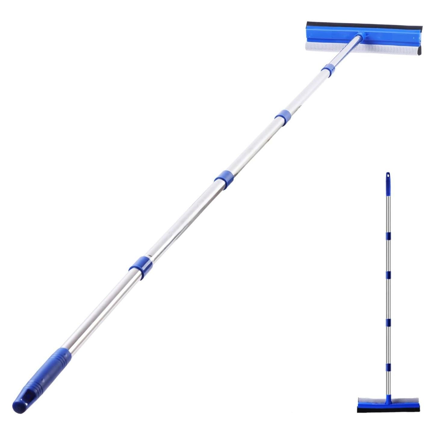 Limpiaparabrisas de Ventana YONILL 2 en 1 con Mango Extensible 1.83m