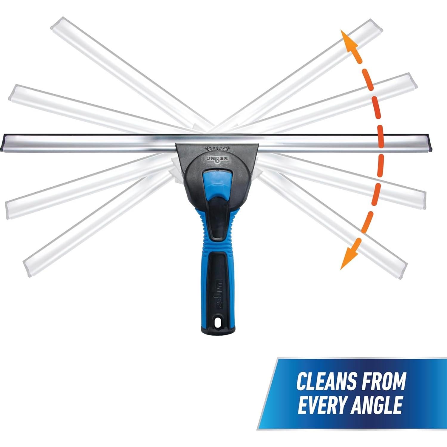 Limpiaparabrisas Giratorio Unger Professional 45.72 cm con Cambio EZ