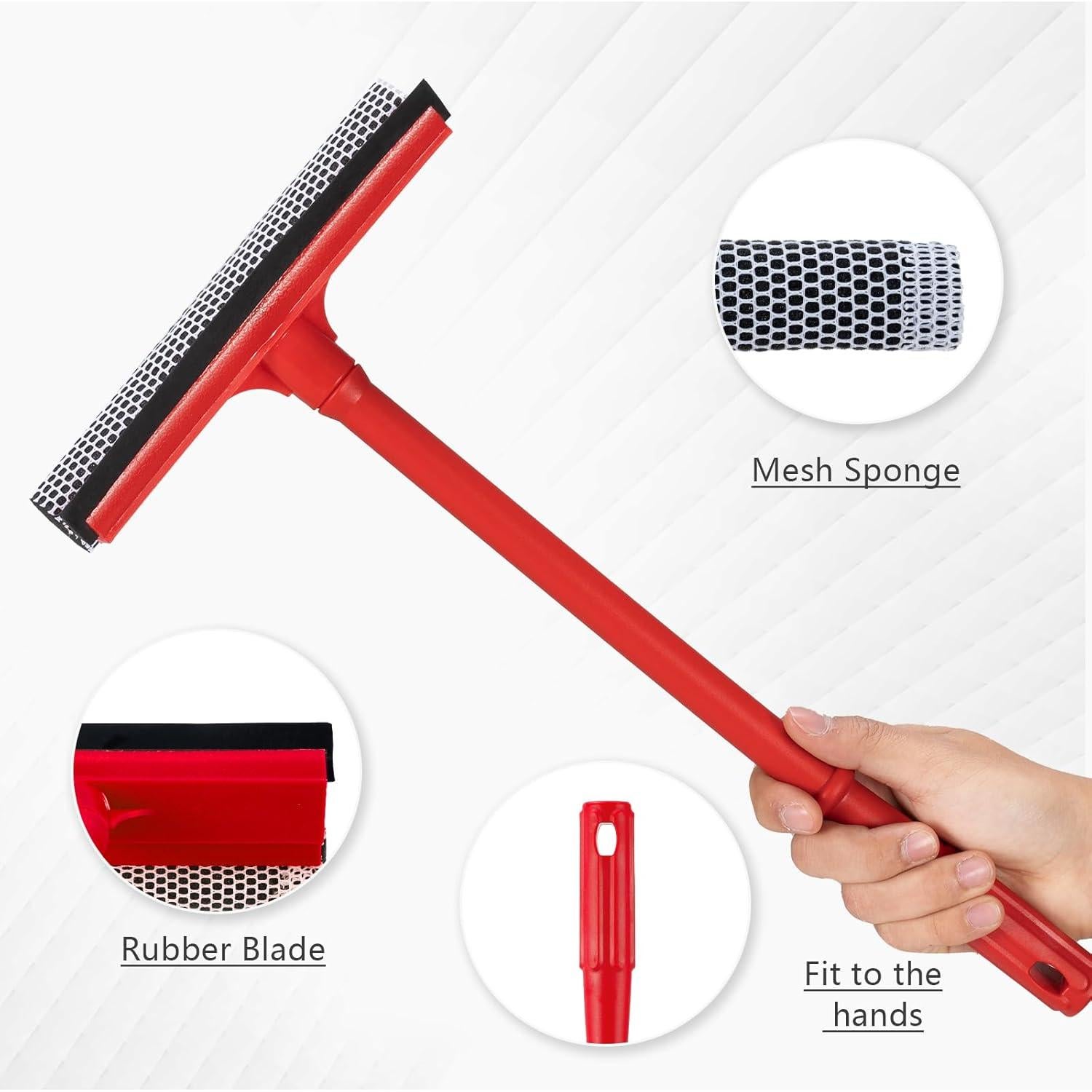 Limpiaparabrisas de Ventana 2 en 1 Bryquelin 39 cm Mango Acero